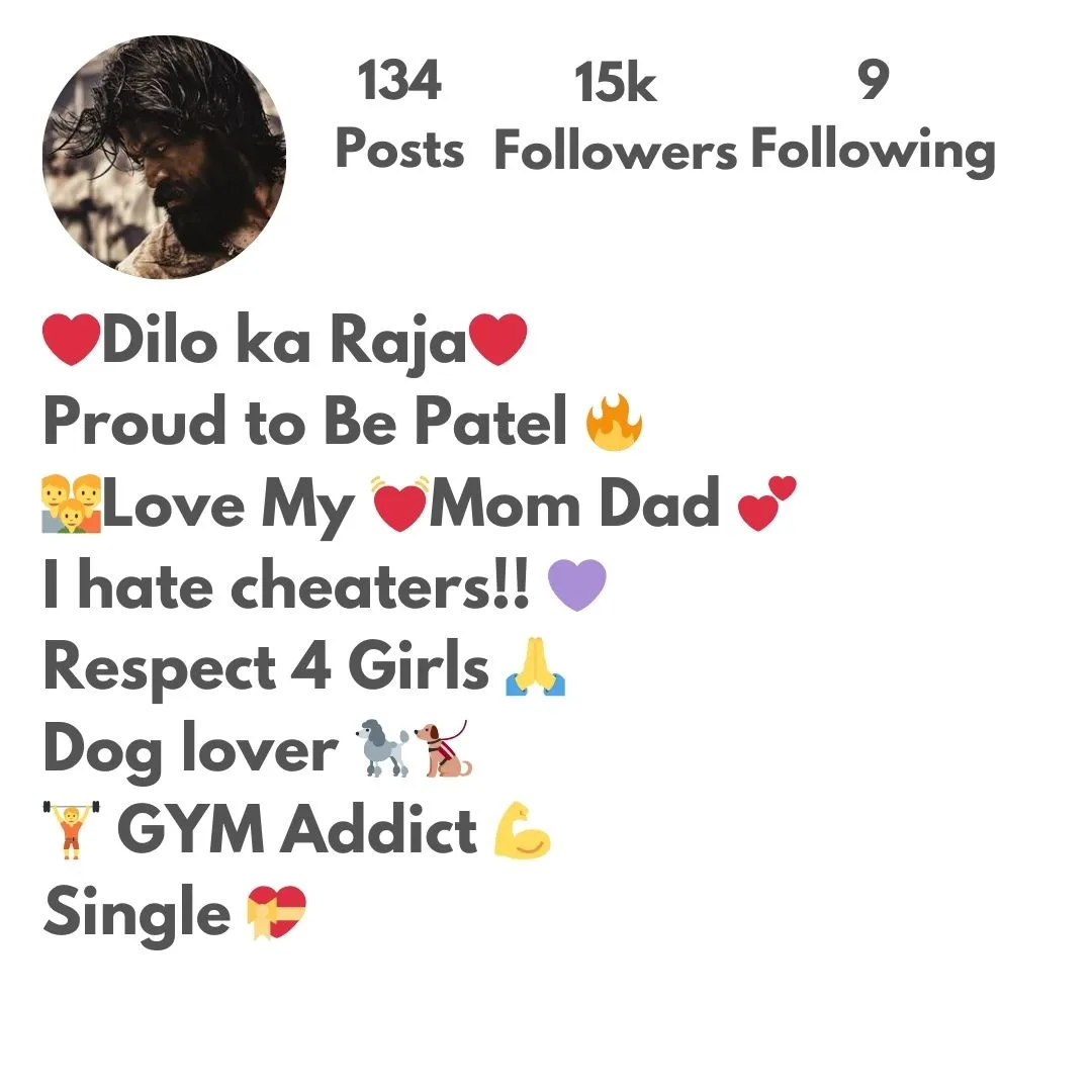 Instagram Bio for Boys